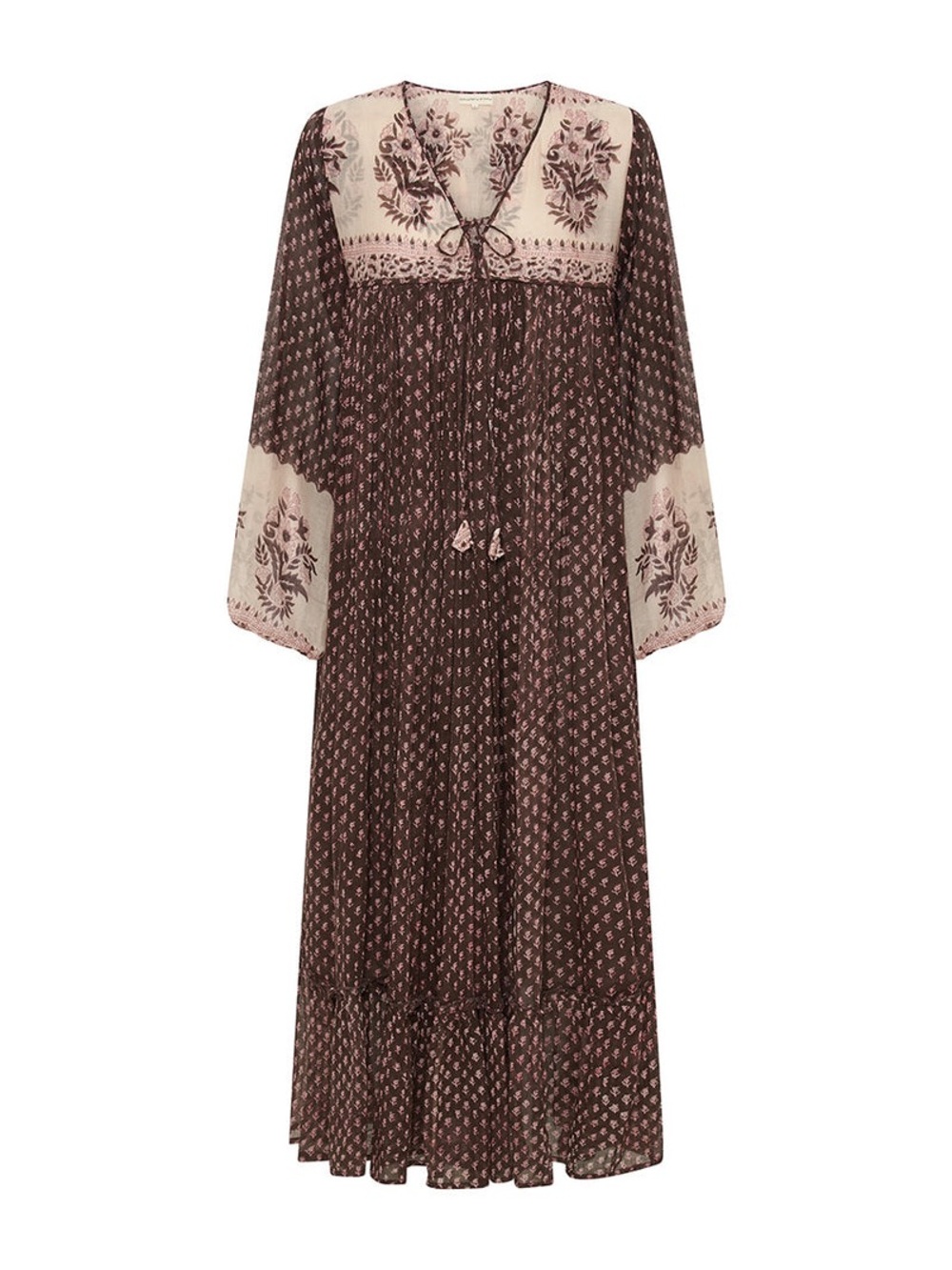 Daughters of India Rooh Maxi Dress in Cacao